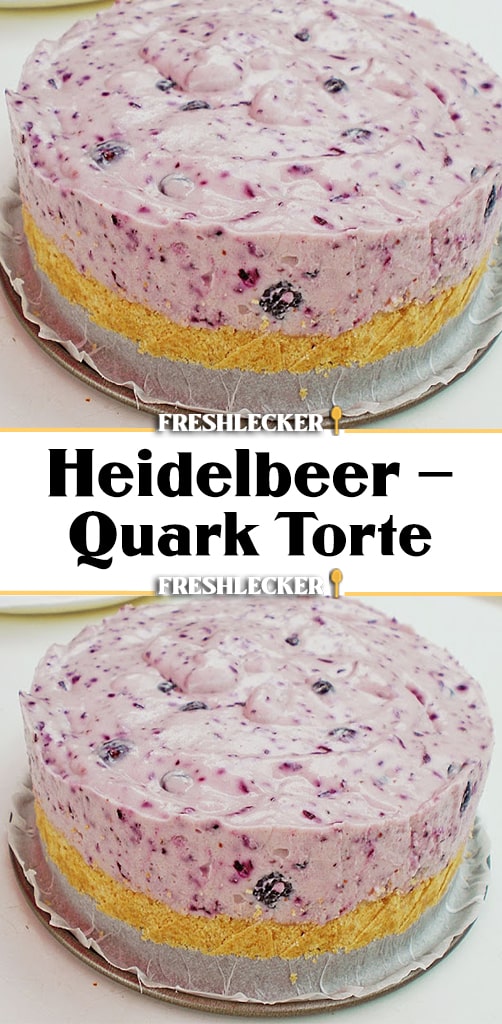 heidelbeer – quark torte fresh lecker