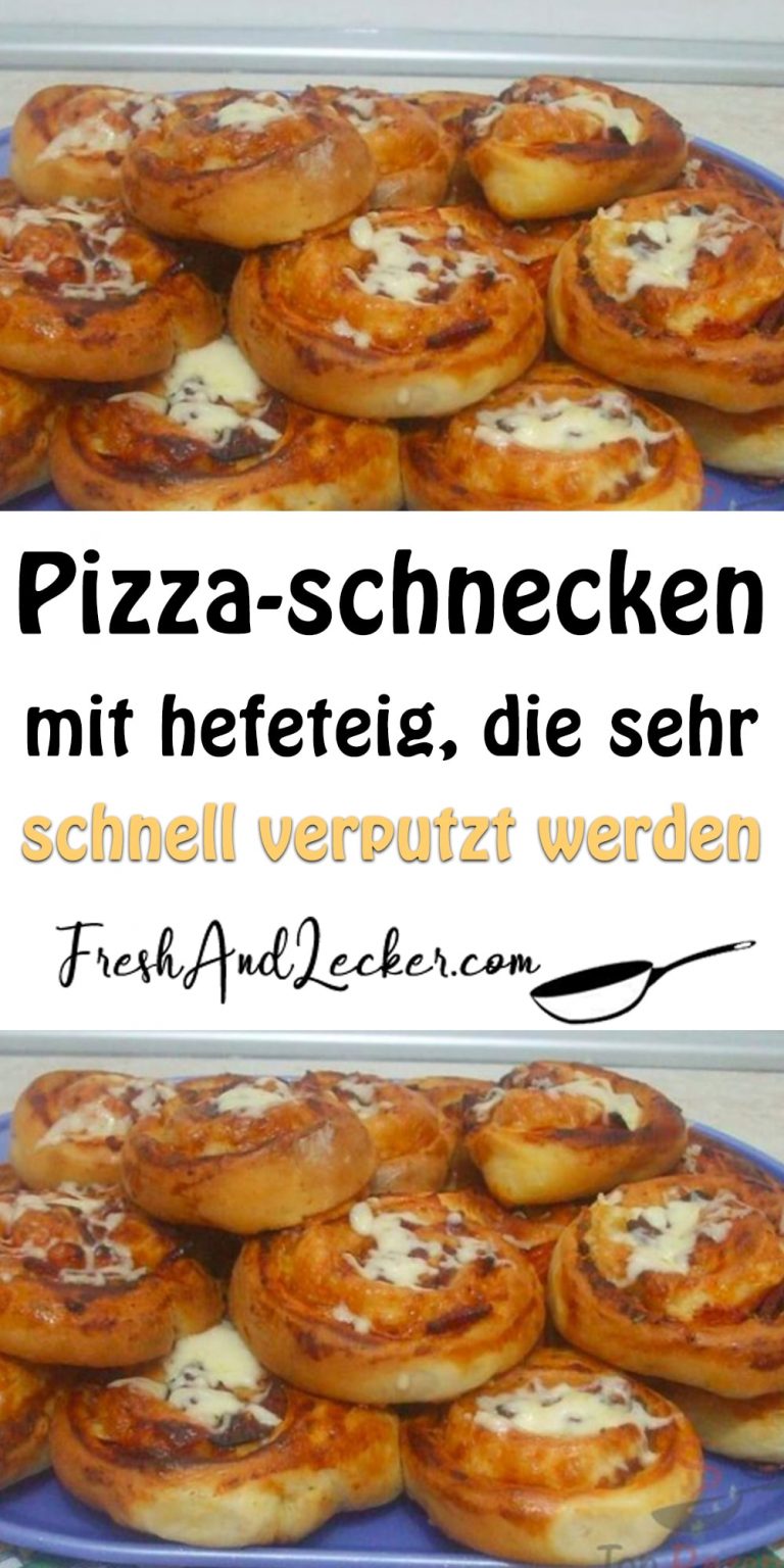 Pizza-schnecken mit hefeteig, die sehr schnell verputzt werden - Fresh ... Pizza-schnecken mit hefeteig, die sehr schnell verputzt werden - Fresh ...