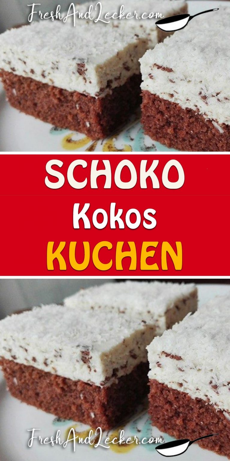 Schoko-Kokos-Kuchen - Fresh Lecker