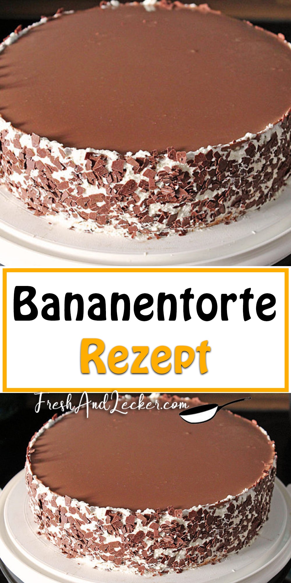 Rezept: BANANENTORTE - Fresh Lecker