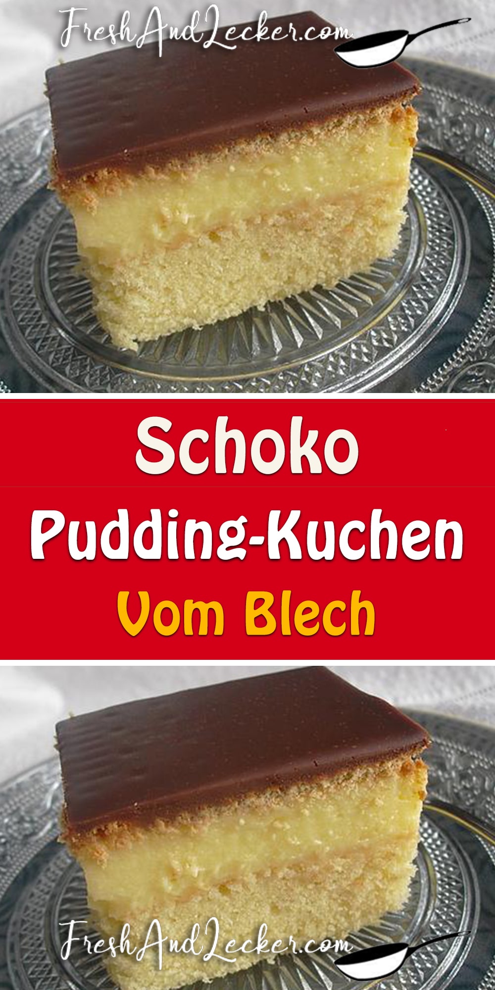 Rezept: Schoko-Pudding-Kuchen vom Blech - Fresh Lecker