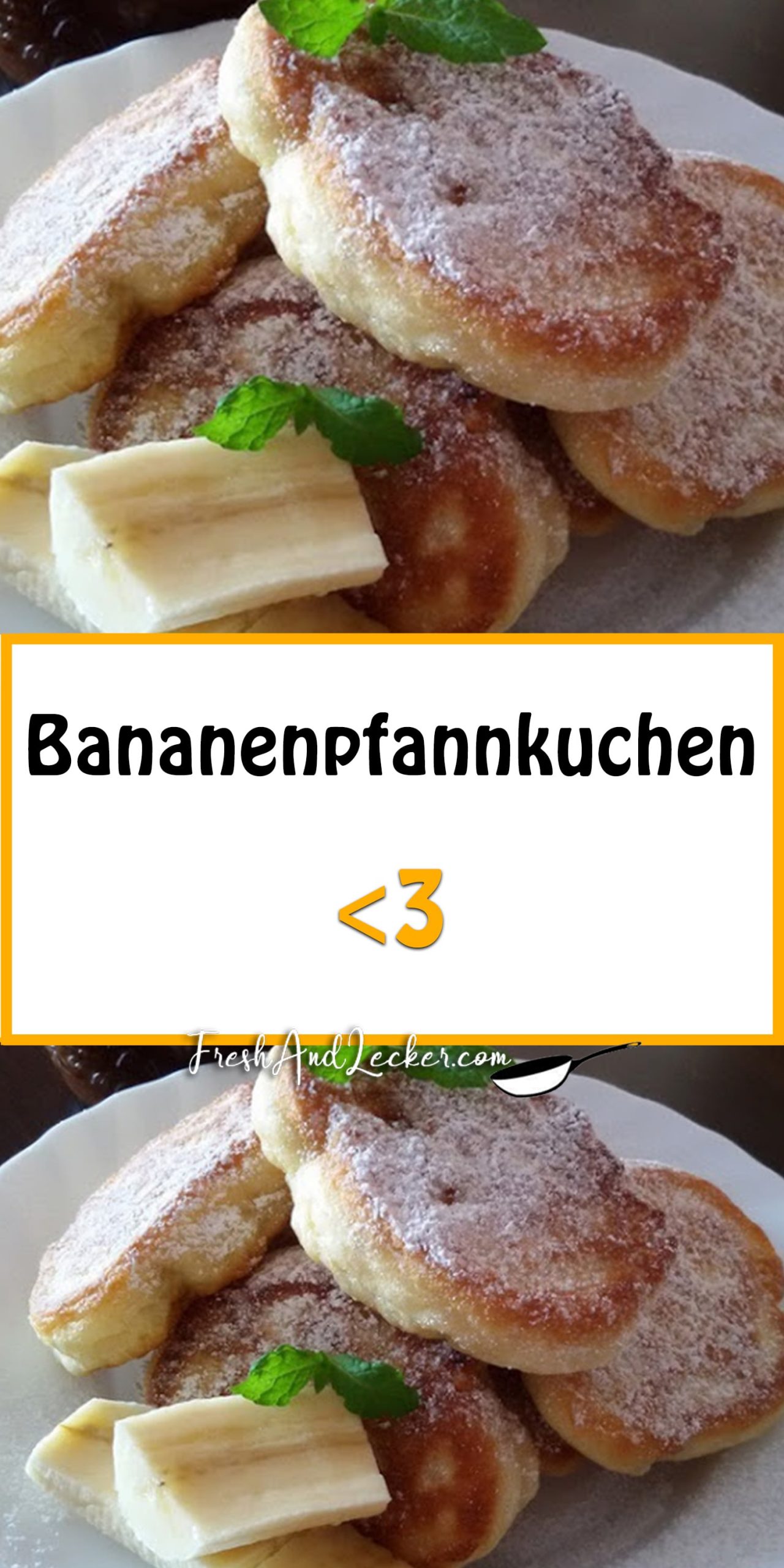 Bananenpfannkuchen - Fresh Lecker