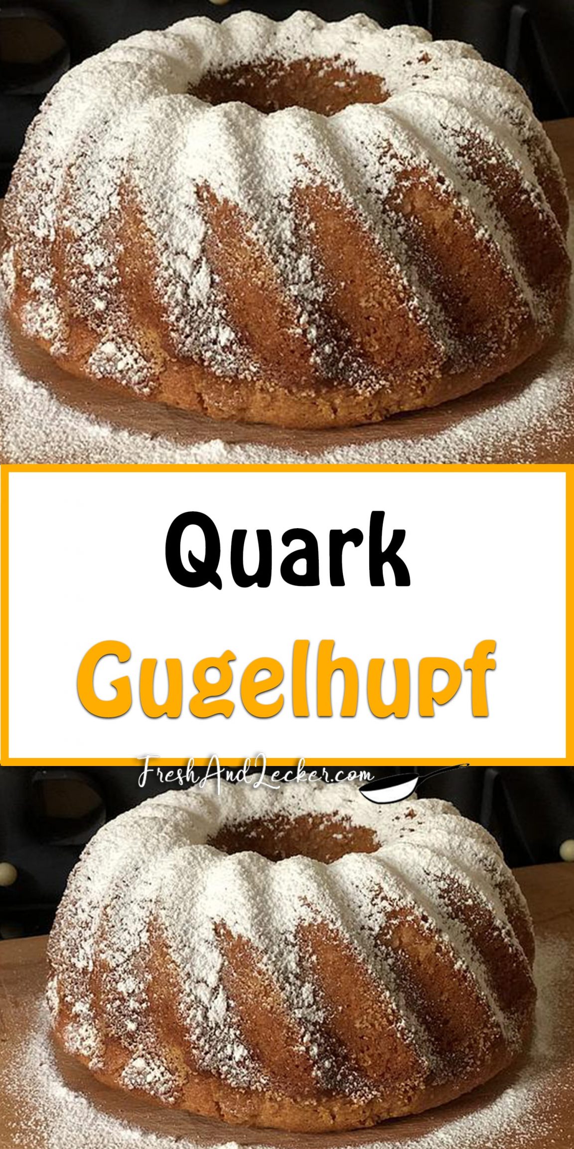 Quark-Gugelhupf - Fresh Lecker
