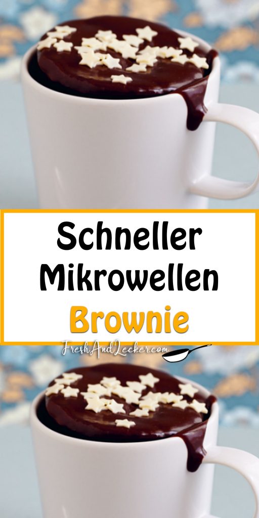 Schneller Mikrowellen-Brownie - Fresh Lecker