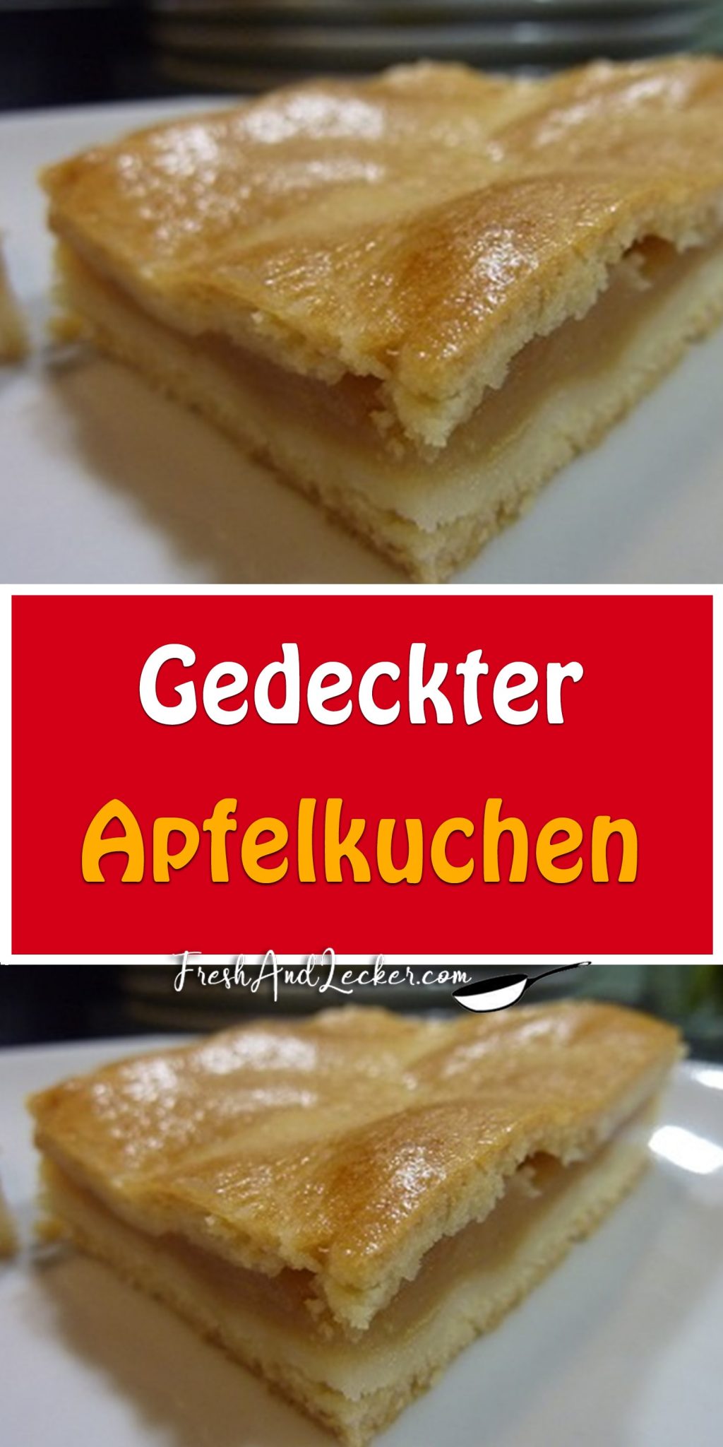 Gedeckter Apfelkuchen - Fresh Lecker Gedeckter Apfelkuchen - Fresh Lecker