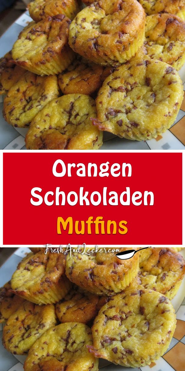 Orangen-Schokoladen-Muffins - Fresh Lecker