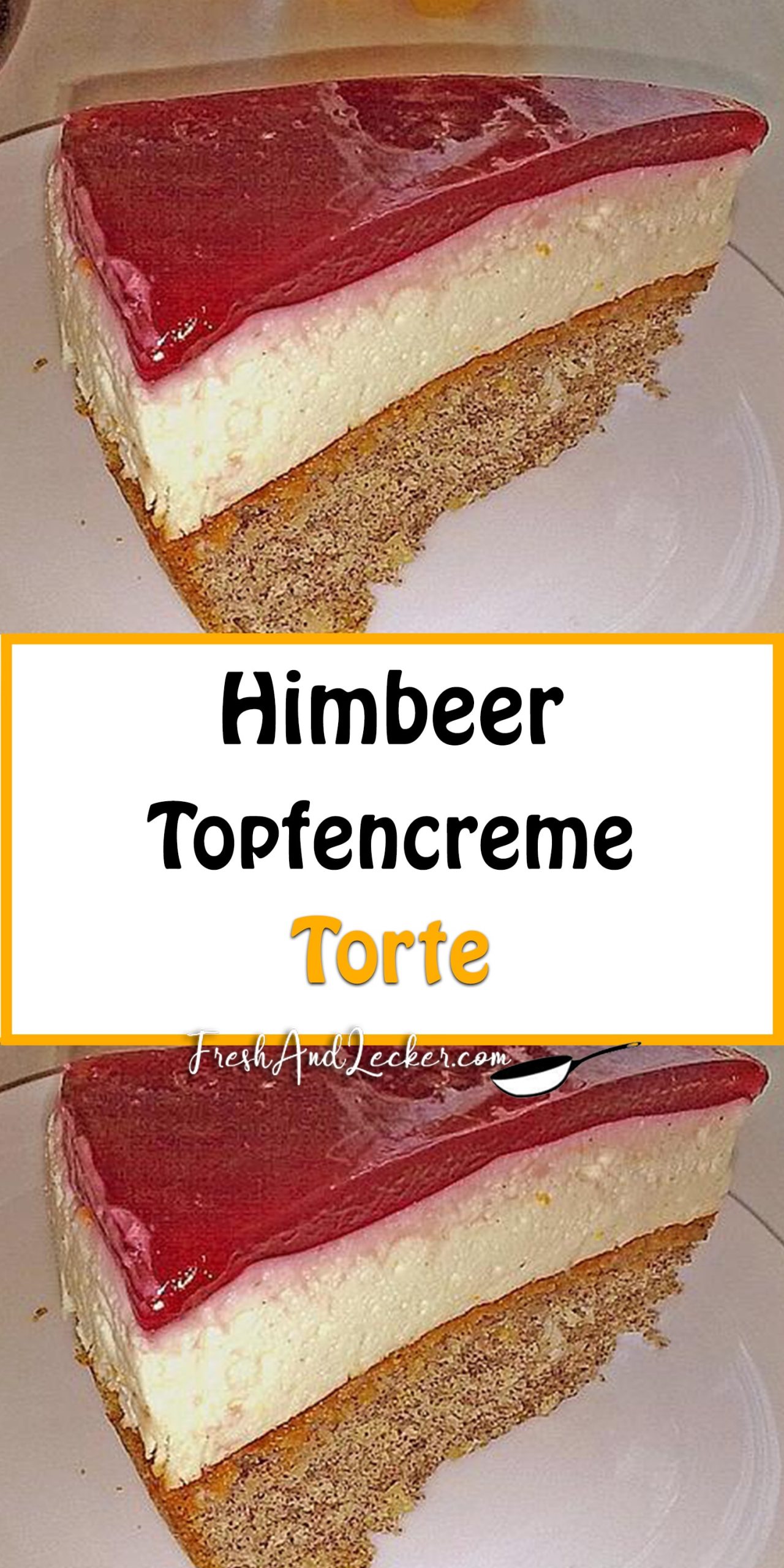 Himbeer - Topfencreme - Torte - Fresh Lecker