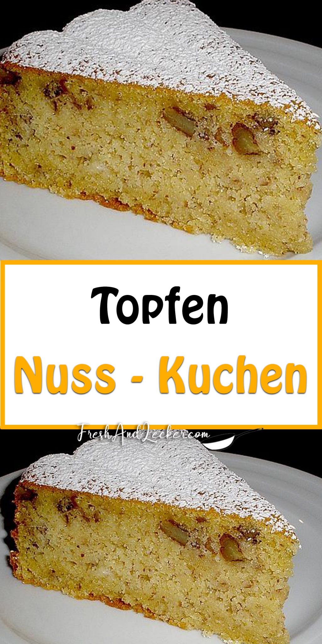 Topfen - Nuss - Kuchen - Fresh Lecker
