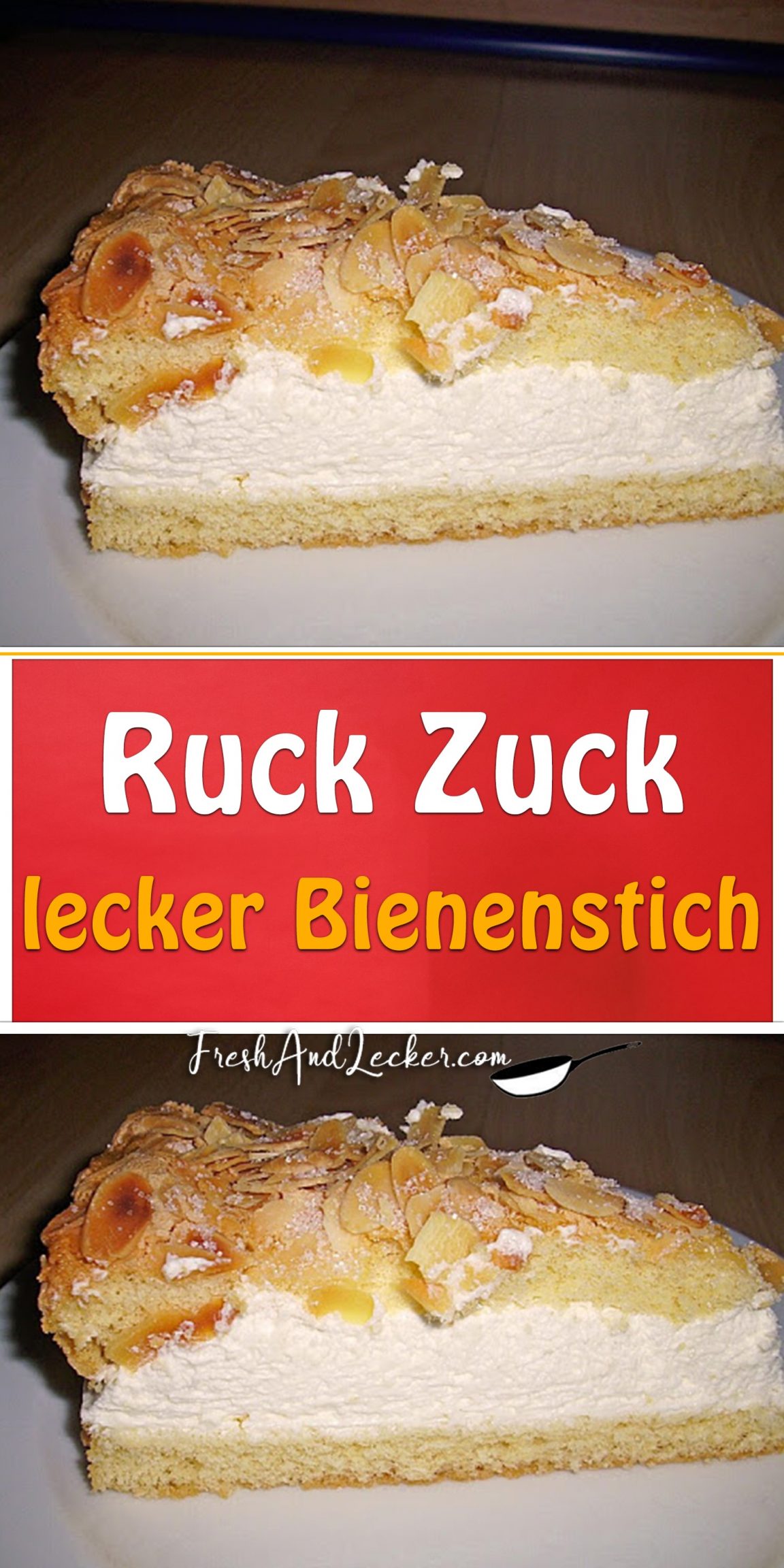 Ruck Zuck lecker Bienenstich - Fresh Lecker Ruck Zuck lecker Bienenstich - Fresh Lecker